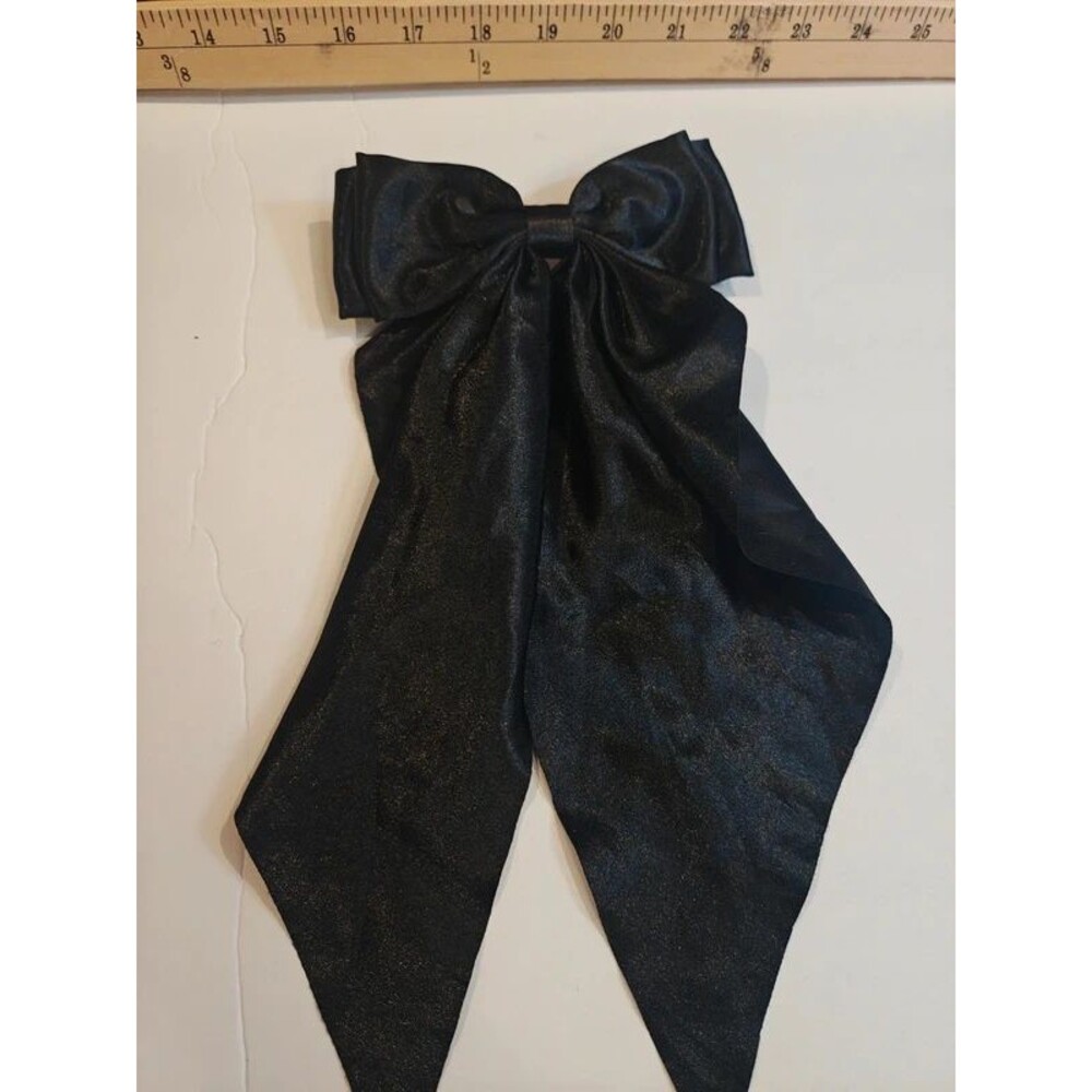 Set of 3 Satin Bow Hair Clips & Bag Charms / Accessories